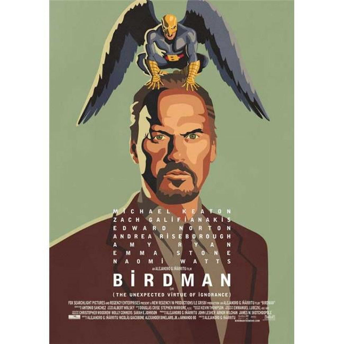 Birdman Movie Poster Print 27 x 40 inches