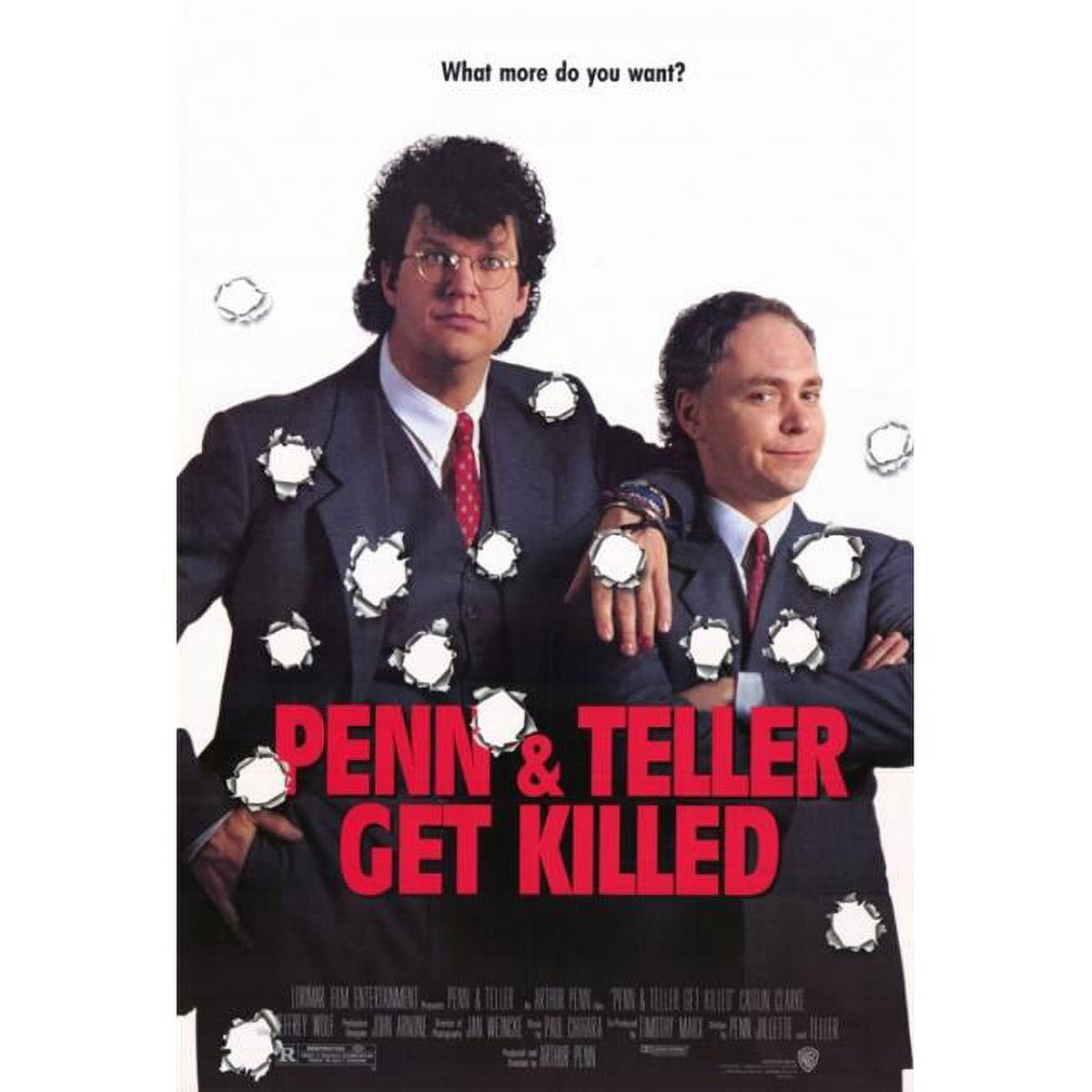Penn and Teller Get Killed Movie Poster Print 27x40