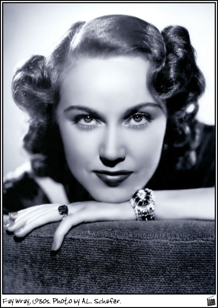 Fay Wray 1930 Photo Print by Al Schafer, vintage Hollywood art.