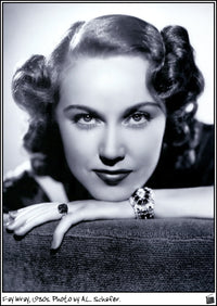 Fay Wray 1930 Photo Print by Al Schafer, vintage Hollywood art.