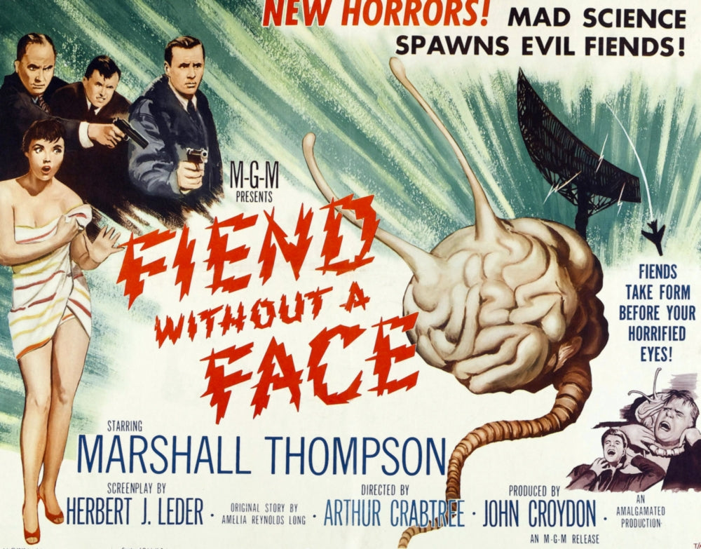 Fiend Without A Face 1958 Movie Masterprint Poster Print