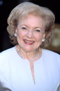 Betty White at NBC 75th Anniversary Poster Print by CJ Contino