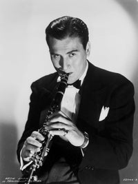 Artie Shaw Portrait Photo Print showcasing the legendary jazz clarinetist.