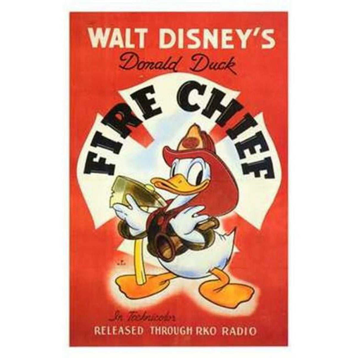 Fire Chief Movie Poster 11x17 print for home decor