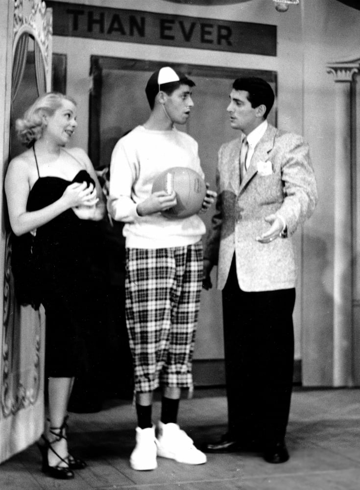 Film still featuring Martin and Lewis photo print in high quality.