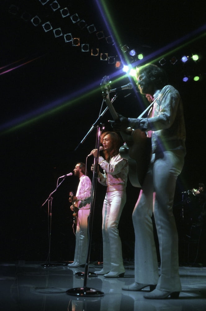 Bee Gees live performance photo print 8x10