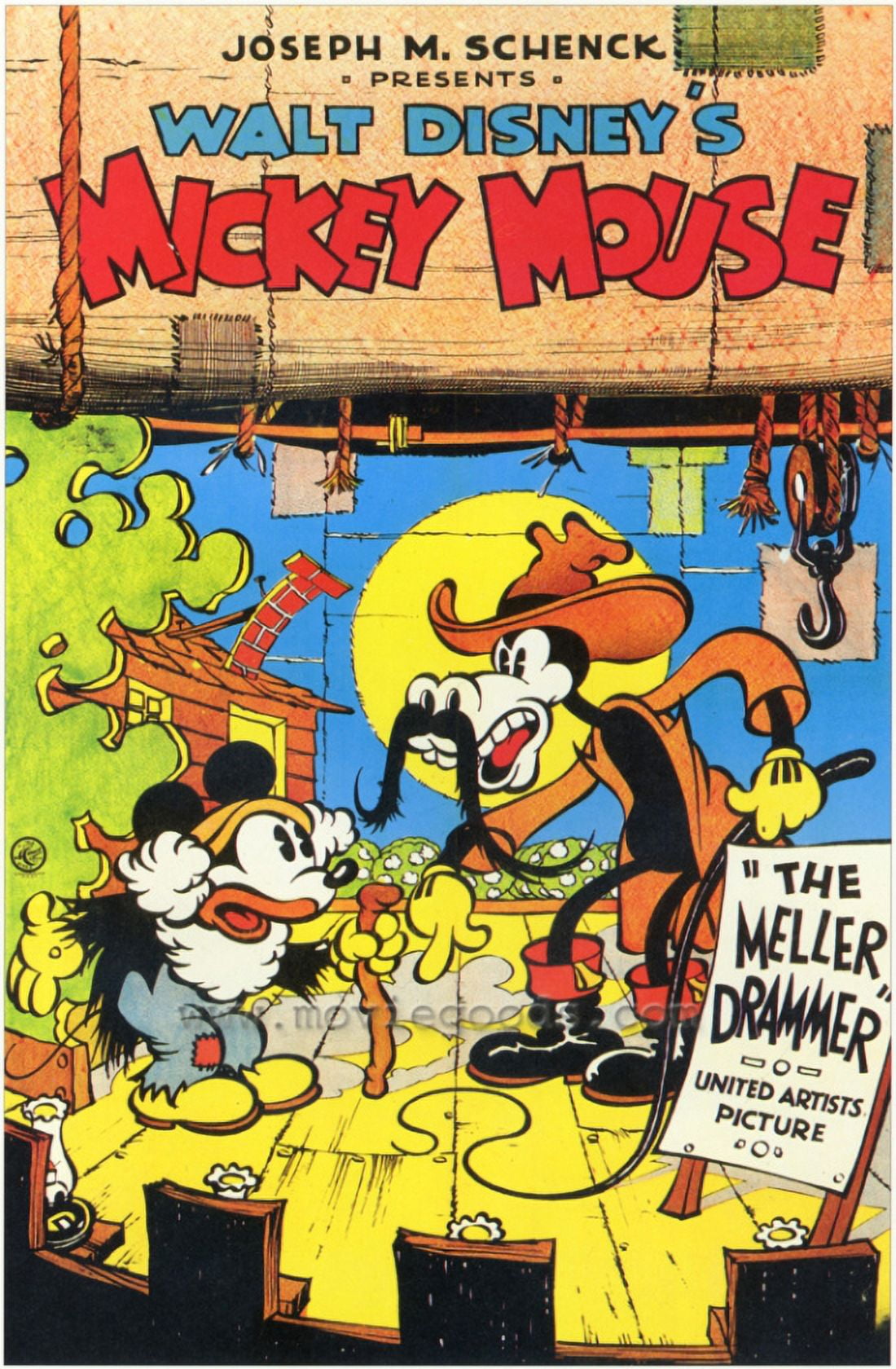 Mickey's Mellerdrammer Movie Poster Print 27 x 40