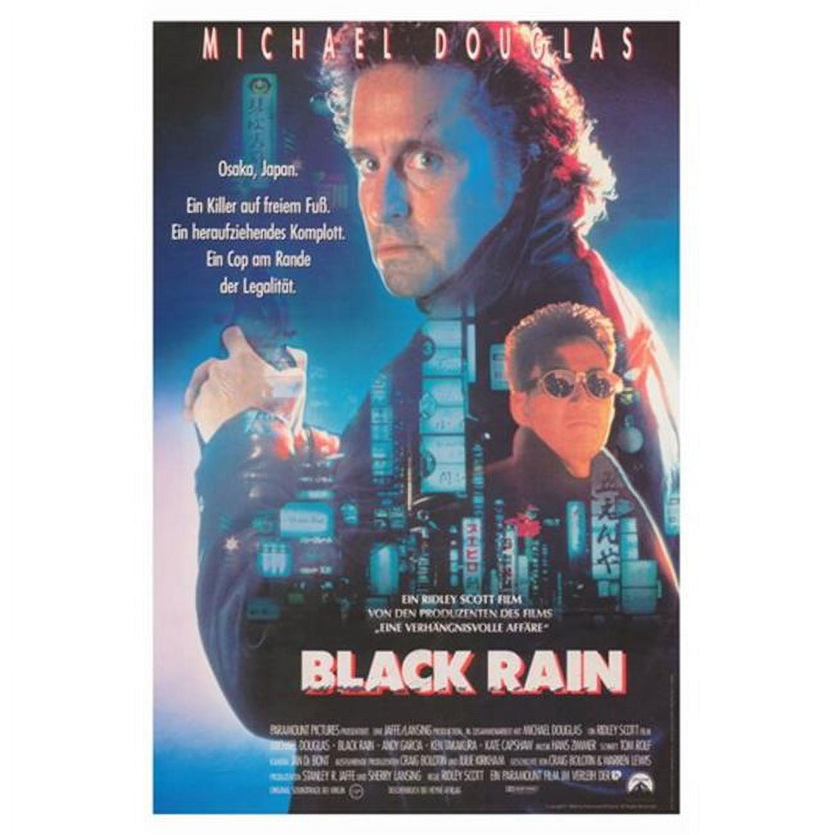 Black Rain Movie Poster 11x17 Print