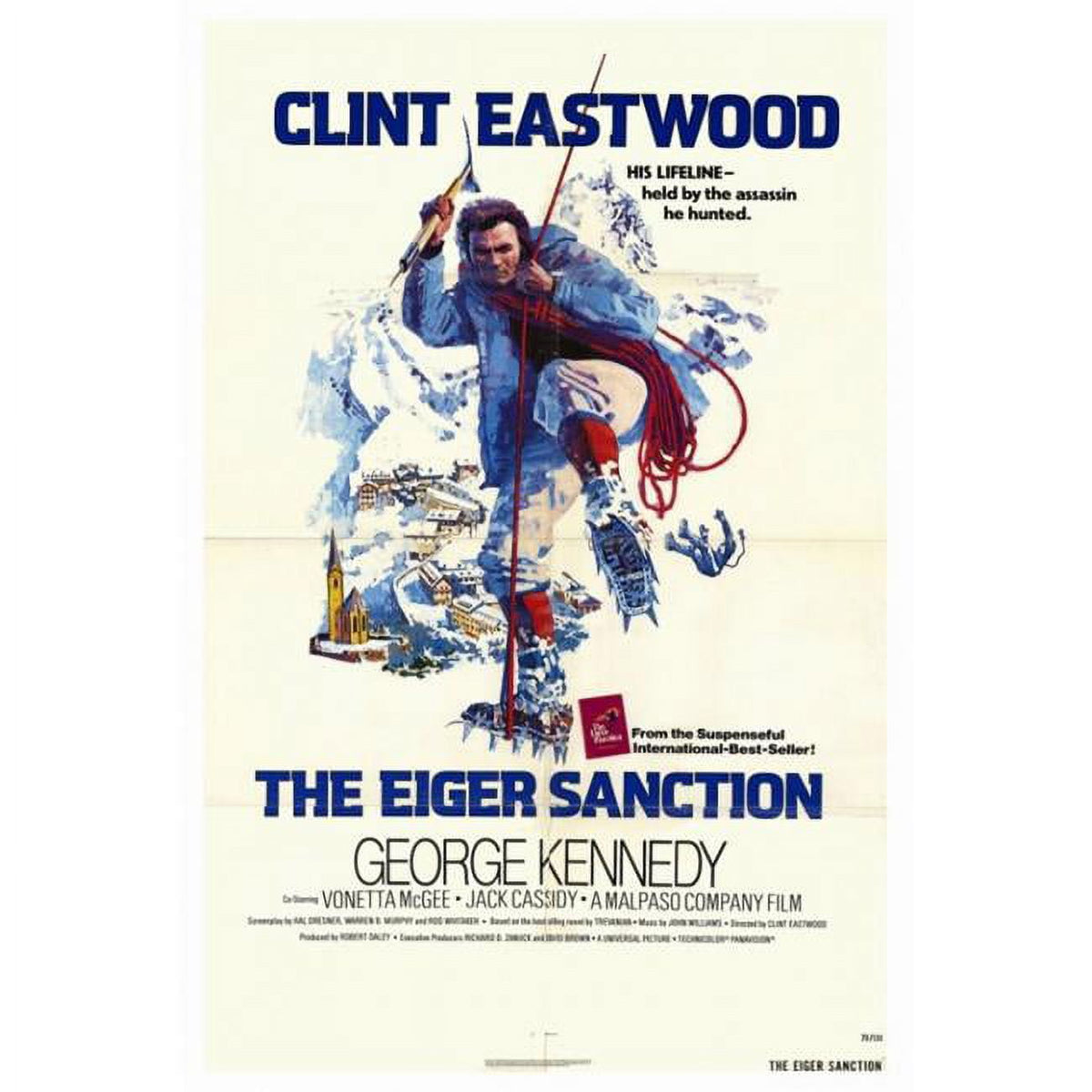 The Eiger Sanction Movie Poster Print 27x40