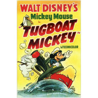 Tugboat Mickey Movie Poster - 11x17, vibrant Disney print