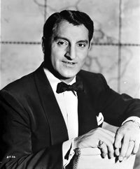 Danny Thomas wearing a suit and bow tie classic photo print.