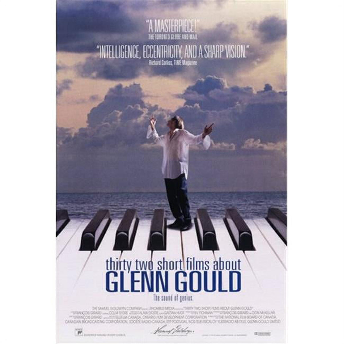 32 Short Films About Glenn Gould Movie Poster 11x17