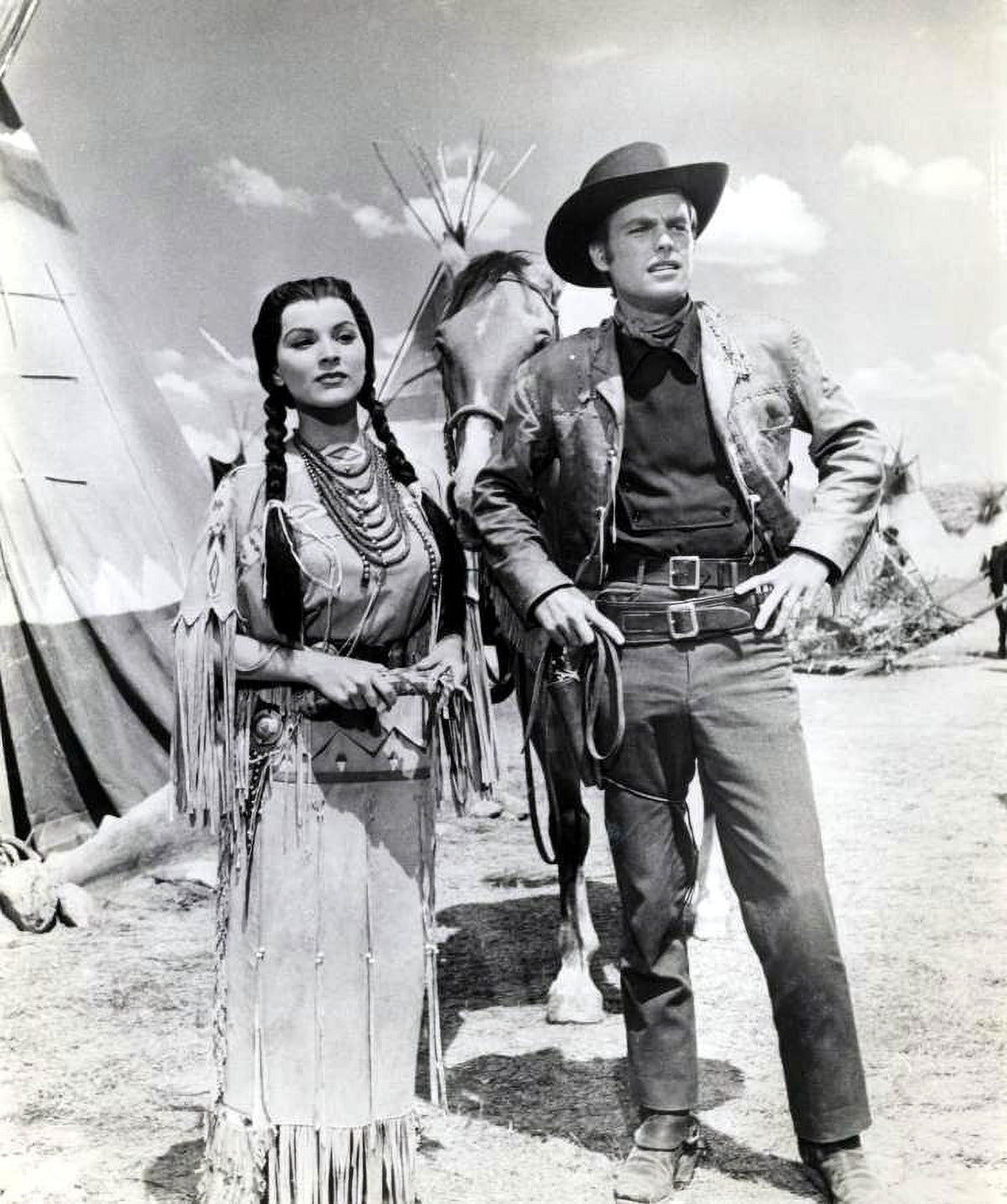 Debra Paget in Native American Outfit Photo Print