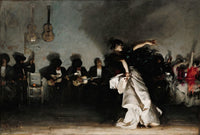 El Jaleo poster print by John Singer Sargent, vibrant flamenco dancers artwork