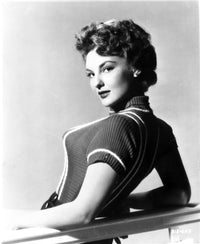 Allison Hayes leaning on the grills vintage photo print
