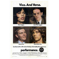 Performance Movie Poster Print in 27x40 size, perfect for film enthusiasts.