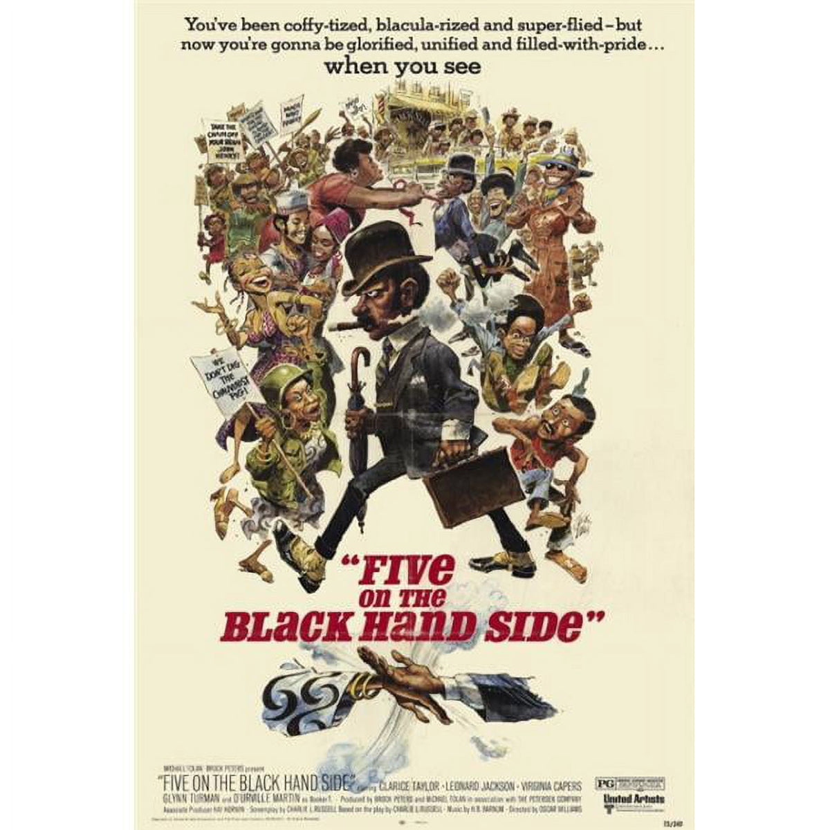 Five on the Black Hand Side Movie Poster Print 27x40