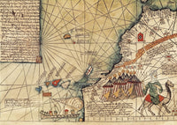 Catalan Atlas of Abraham and Jafuda Cresques Poster Print (1375)