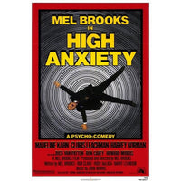 High Anxiety Movie Poster Print 27x40 featuring iconic comedy imagery.