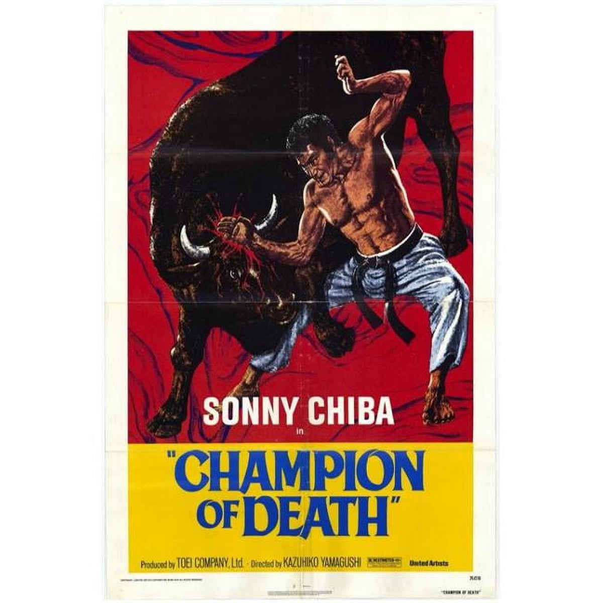 Champion of Death Movie Poster Print 27x40 - cinematic art