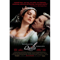 Quills Movie Poster Print - 27 x 40 inches, vibrant cinema artwork.