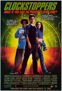 Clockstoppers Movie Poster 11x17 print showcasing vibrant colors and thrilling design.