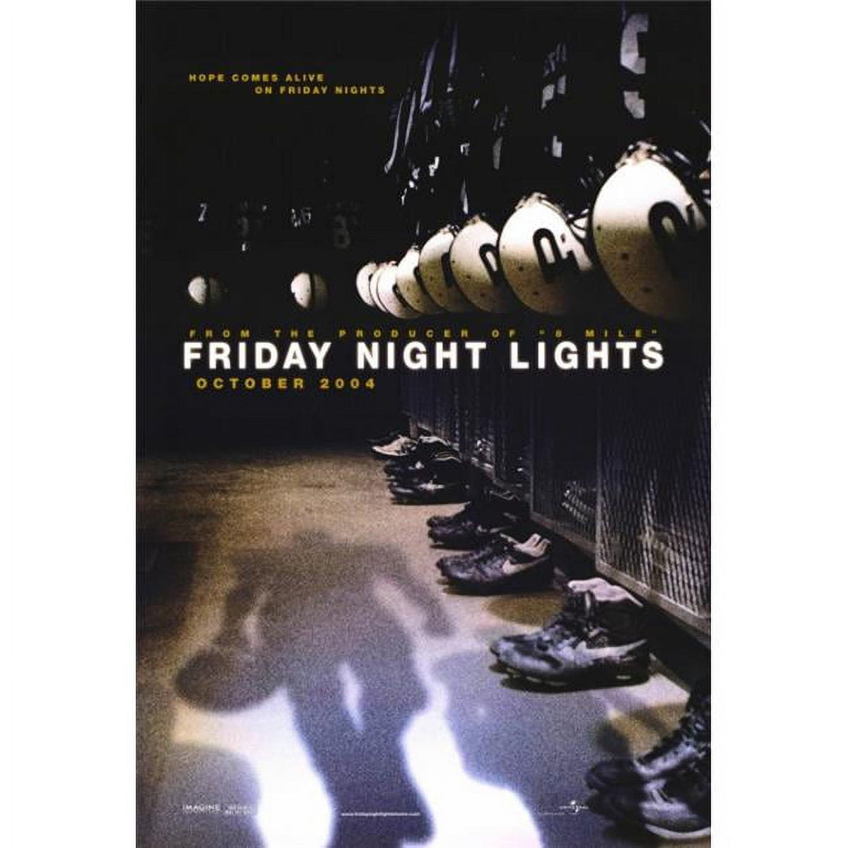 Friday Night Lights Movie Poster 11x17 featuring high school football.