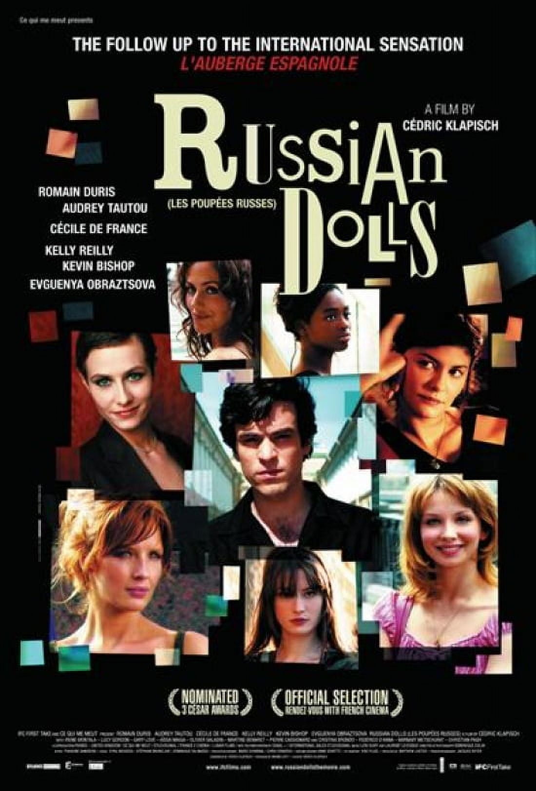 The Russian Dolls Movie Poster 11x17 print showcasing vibrant colors.