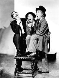 Marx Brothers MGM photo print featuring Groucho, Chico, and Harpo.