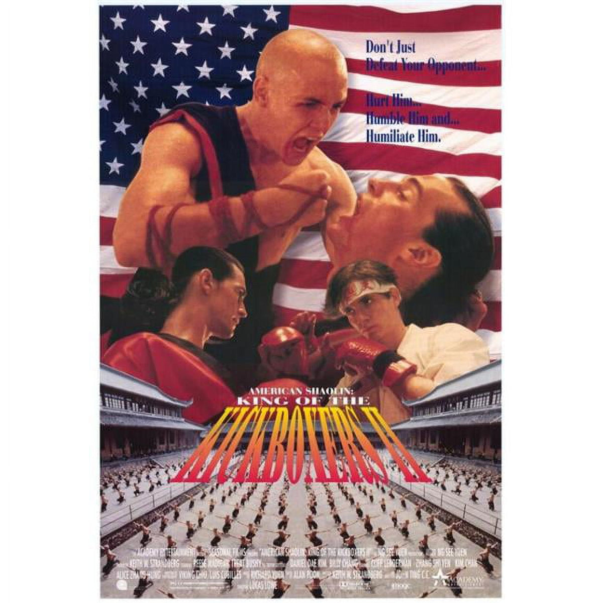American Shaolin King of the Kickboxers II Movie Poster Print 27x40