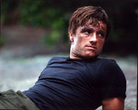 Josh Hutcherson on set of The Hunger Games photo print.