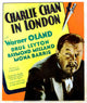 Charlie Chan in London Photo Poster Print, classic film poster.