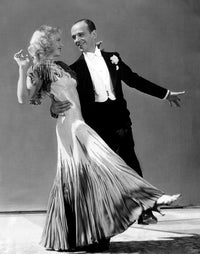 The Gay Divorcee photo print featuring Ginger Rogers and Fred Astaire from the 1934 movie.