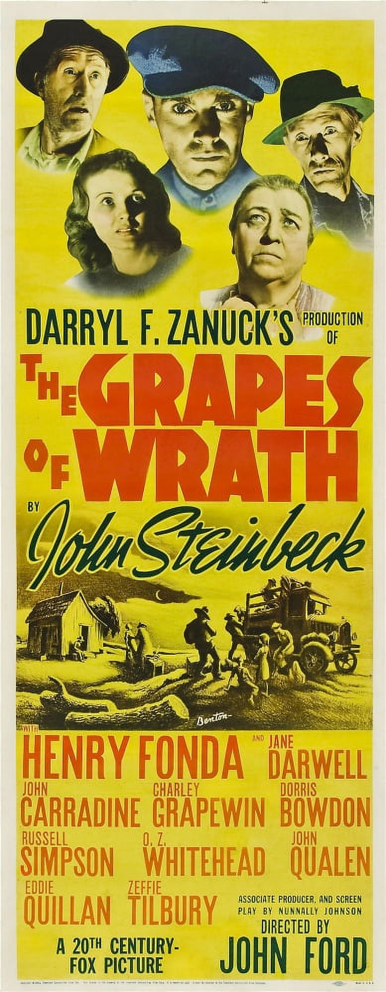 The Grapes of Wrath movie masterprint poster in multiple sizes