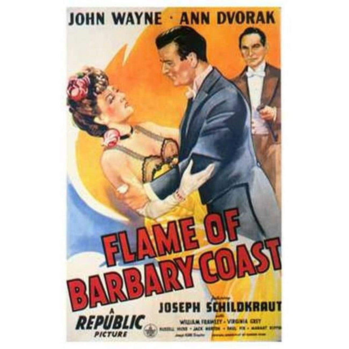 Flame of the Barbary Coast Movie Poster 11x17