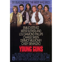 Young Guns Movie Poster Print 27x40 featuring classic Western film art.