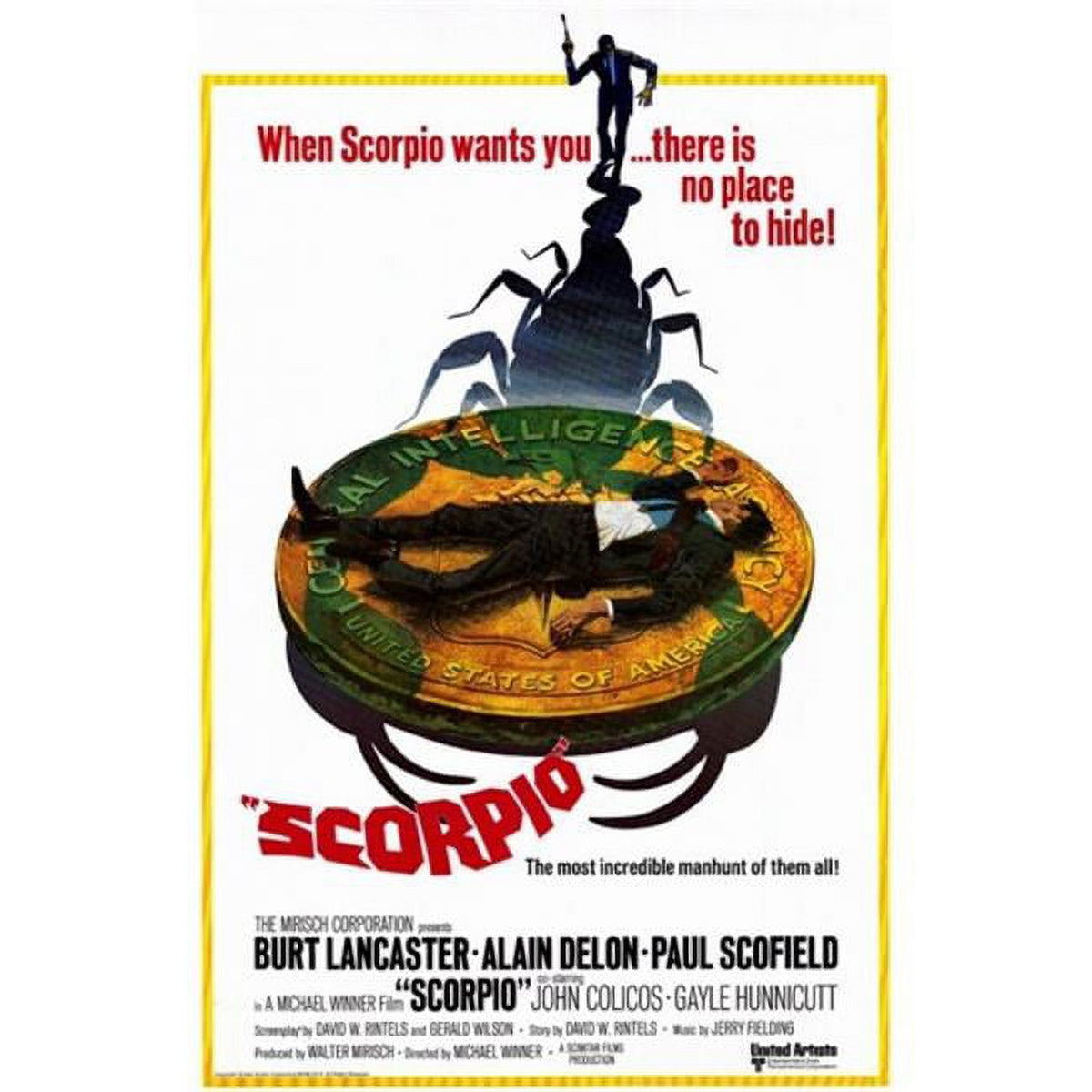 Scorpio Movie Poster 11x17 Print for home decor