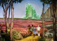 The Wizard of Oz photo print showcasing Dorothy and the Yellow Brick Road.