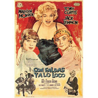 Some Like It Hot Movie Poster 11x17 featuring classic film art.