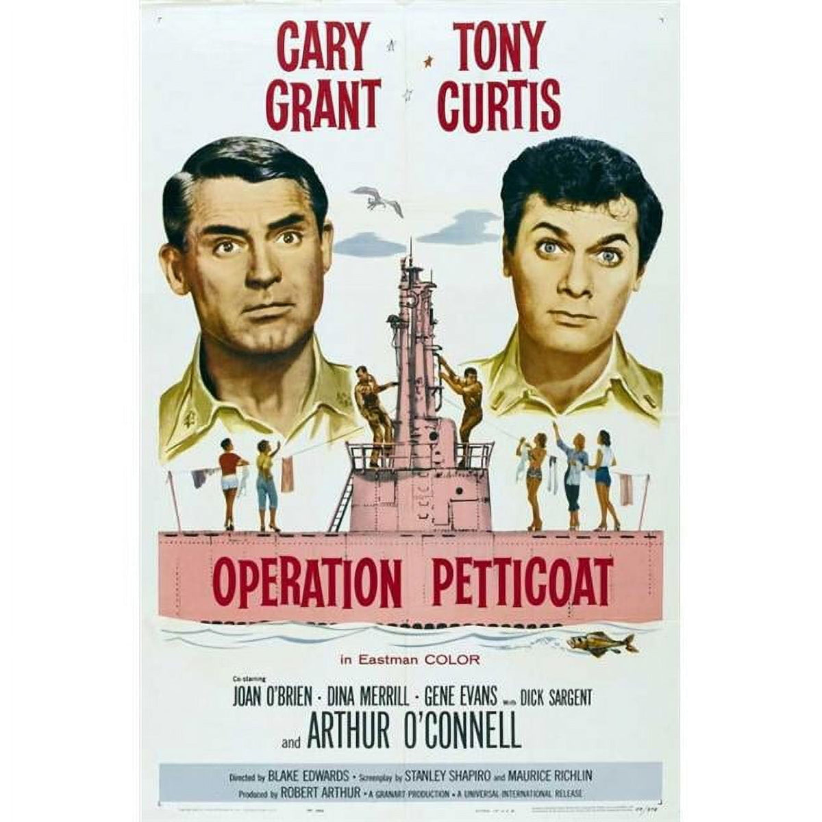 Operation Petticoat Movie Poster Print showcasing classic film charm