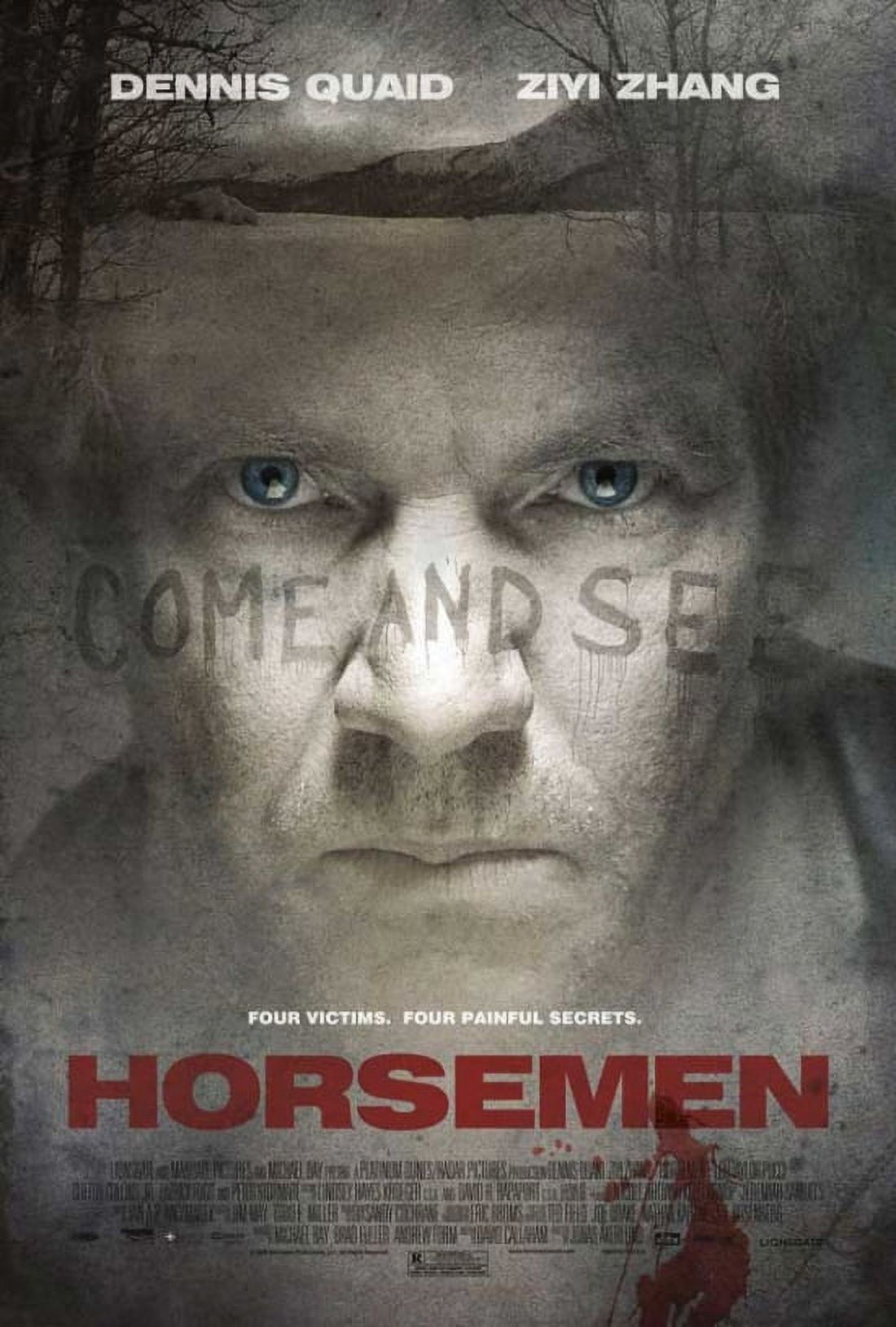 Horsemen movie poster 11x17 print showcasing dramatic artwork.