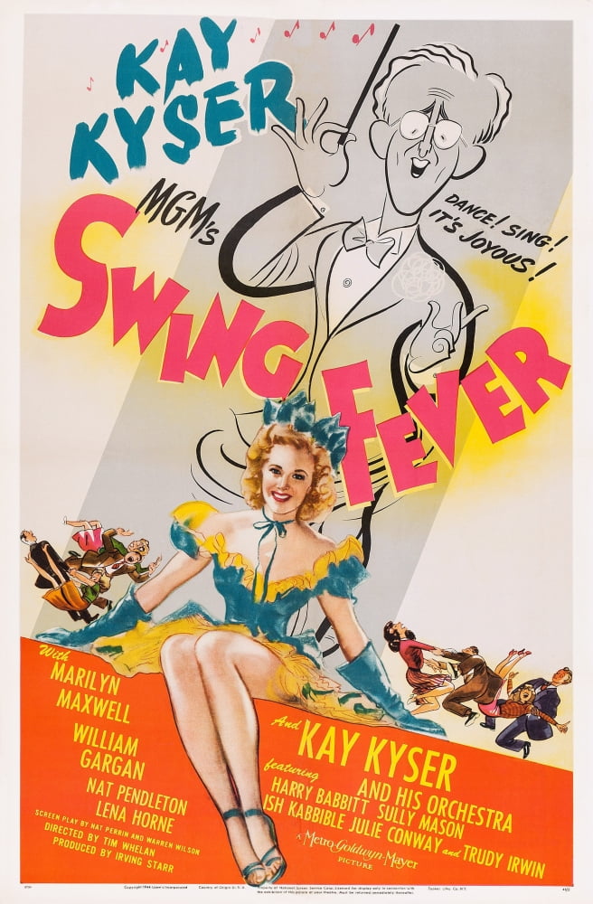 Swing Fever Movie Masterprint Poster featuring Kay Kyser and Marilyn Maxwell
