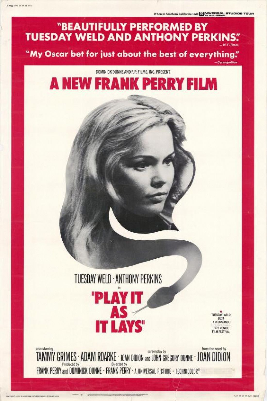 Play It As It Lays Movie Poster - 11x17 print