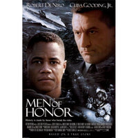 Men of Honor Movie Poster Print 27x40 featuring a motivational film theme.