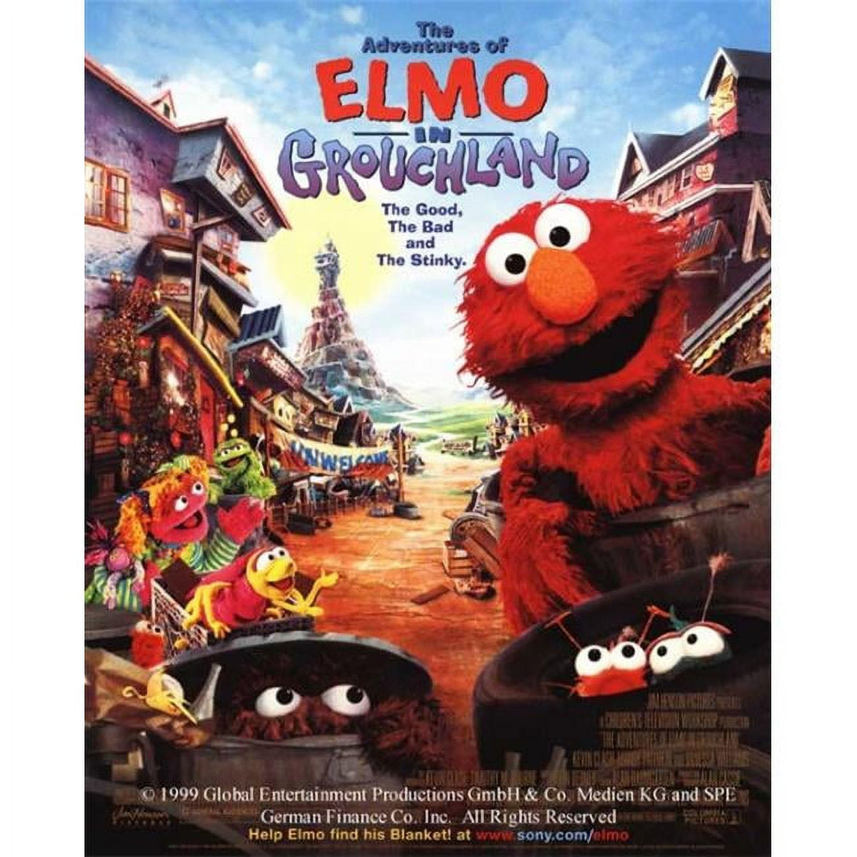 The Adventures of Elmo in Grouchland Movie Poster Print 27x40