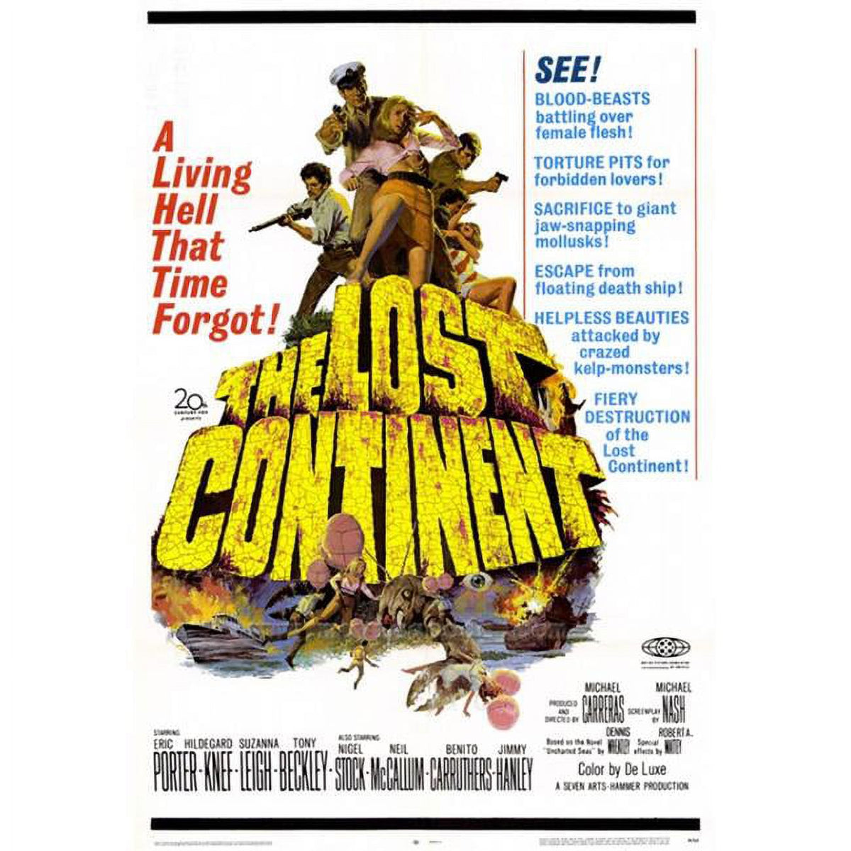 The Lost Continent movie poster print 27x40 inches.