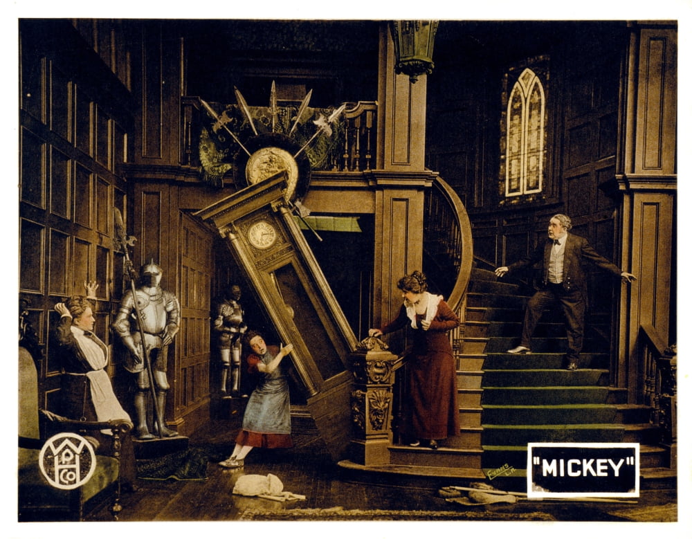 Mickey Mabel Normand 1918 Movie Masterprint Poster Print