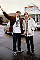 Mallrats movie poster featuring Jason Lee and Jeremy London from the 1995 film.