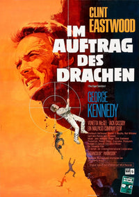 The Eiger Sanction movie poster print featuring Clint Eastwood.