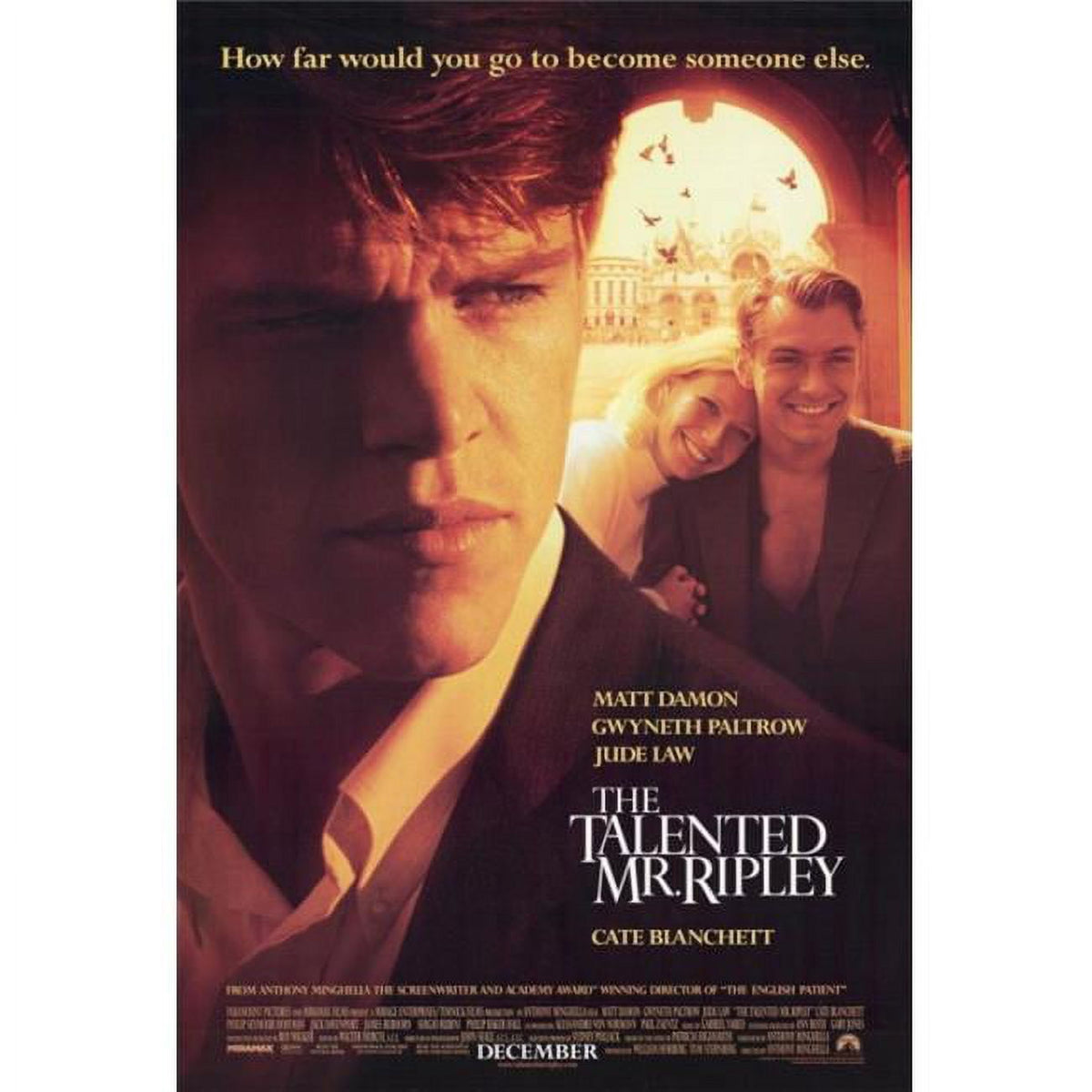 The Talented Mr. Ripley movie poster print 27x40